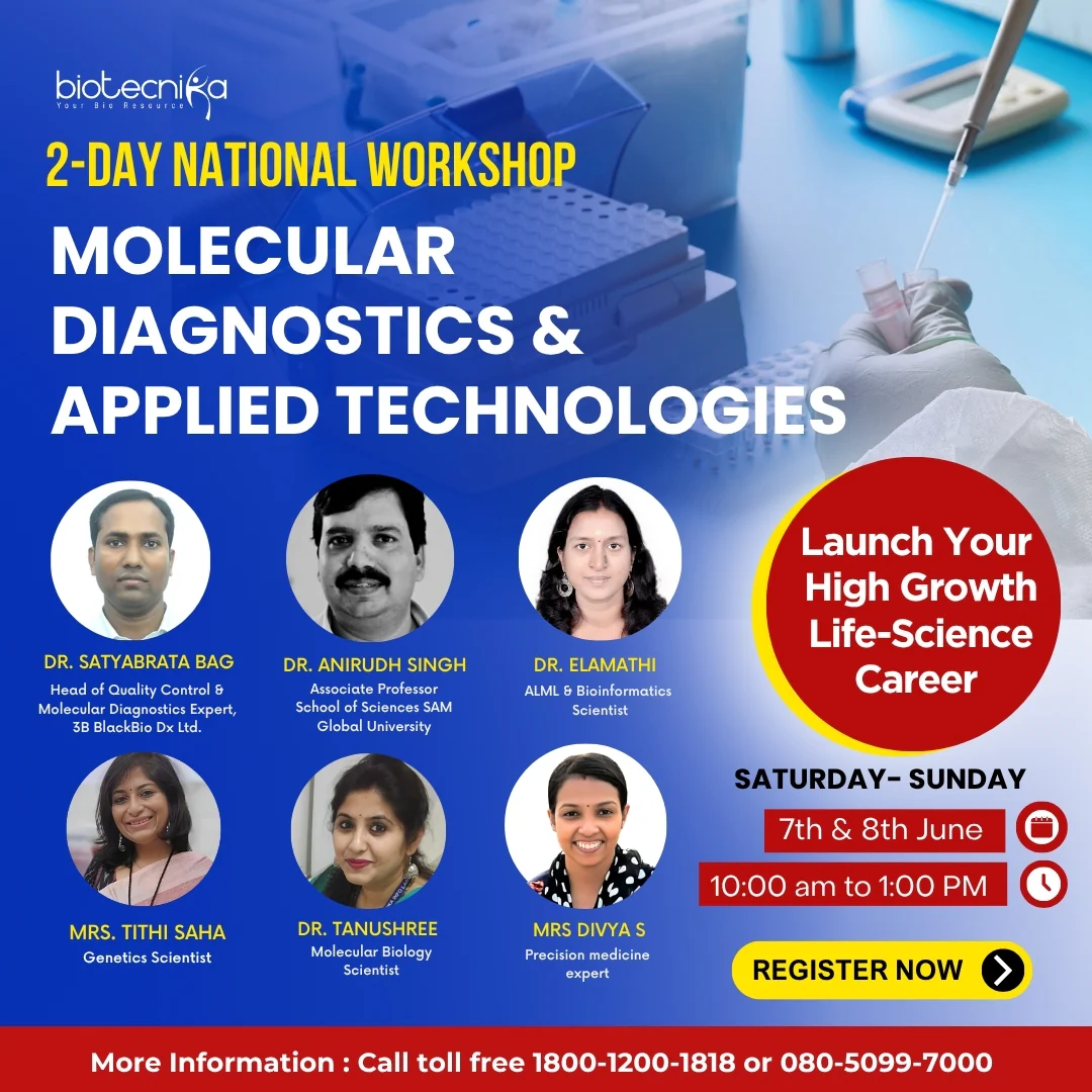 2-Day National Workshop: Molecular Diagnostics & Applied Technologies